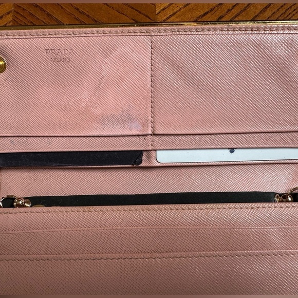 Authentic PRADA Leather Long Wallet - Picture 6 of 10